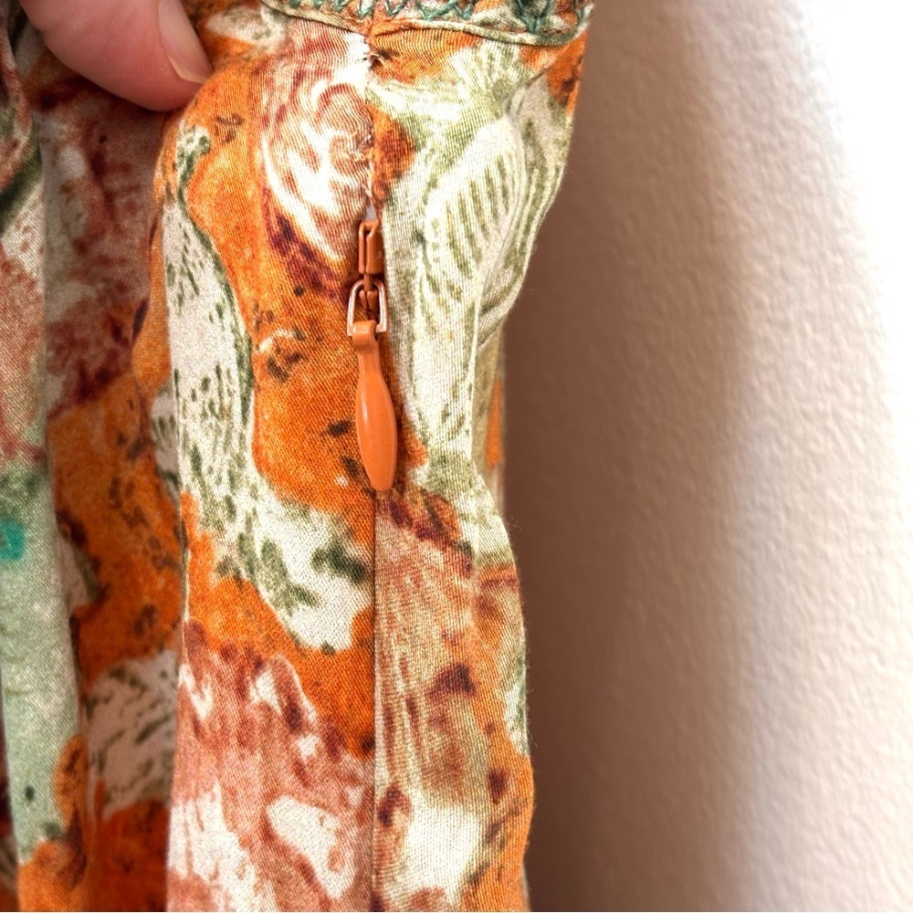 Peruvian Connection Matanzas Tank Dress Floral Flowy Bohemian Summer Size 8 - Picture 12 of 15